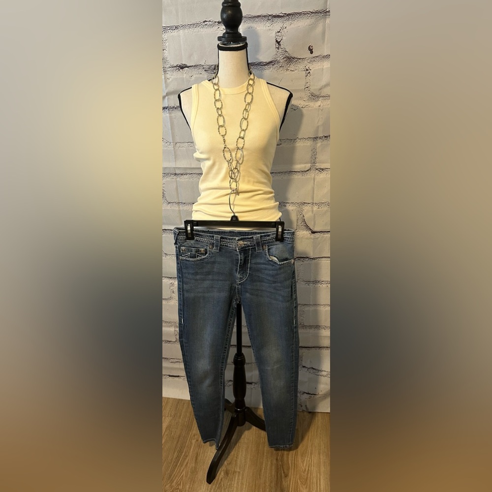 True Religion ankle jeans, size 29